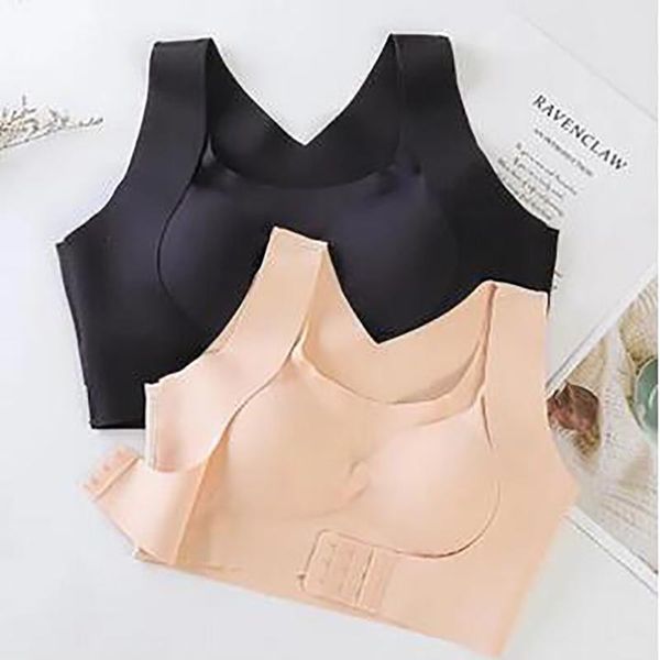 

blankets 1pcs/2pcs/3pcs women bra for push up posture corrector bralette front closure blanket female underwear cross back
