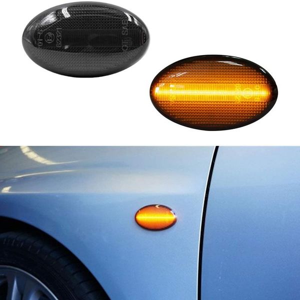 

emergency lights au04 -2pcs amber led side marker signal lamp for impreza wrx sti forester liberty 84401sa001