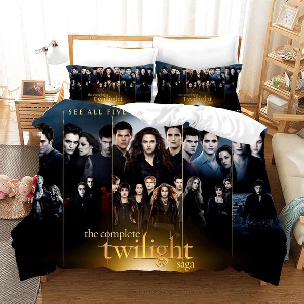 

bedding sets series duvet cover and pillowcasesa vampire movies quilt covers fashion 3d set for adults bed linens