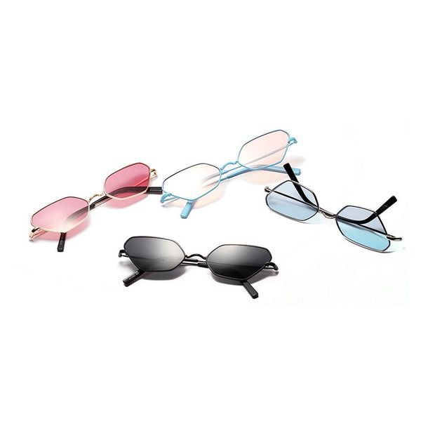 

sunglasses 2021 point-horn cat eye for women color retro green pink glasses, White;black
