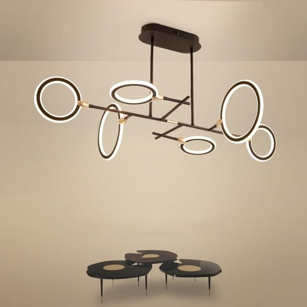 

pendant lamps nordic living room chandelier creative led restaurant light simple modern bedroom designer bar table