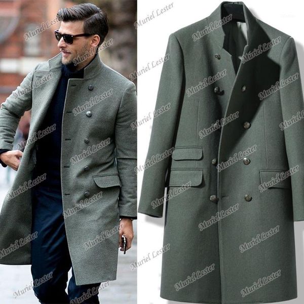 

men's suits & blazers autumn/winter green men jacket veste costume homme tweed wool blends smoking business blazer masculino slim fit m, White;black
