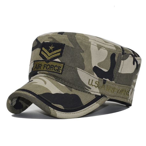 

hats & scarves sets men's women's classic men military caps adjustable army camouflage sun outdoor sports camping style chapeu 4jk, Blue;gray