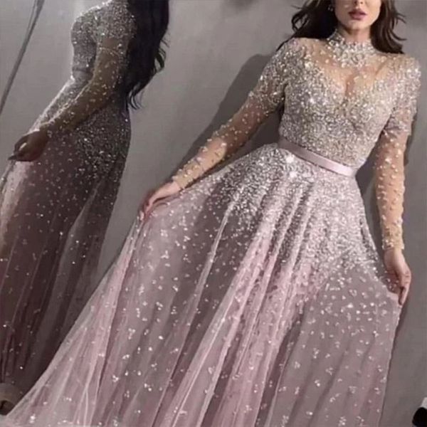 

casual dresses women elegant formal evening party mesh sleeve waist sequins shiny wedding long dress vestidos, Black;gray