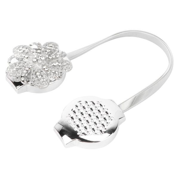 

curtain & drapes 1pc magnetic tie backs decorative rhinestone spring holdbacks