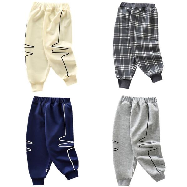

trousers kids boys pants loose soft cotton autumn sports children's casual big pp baby toddler 0-5y, Blue