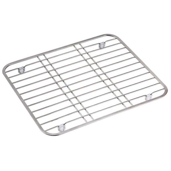 

stainless steel sink drainer rack multifunctional kitchen fruit vegetable dish drying protector grid storage & organization