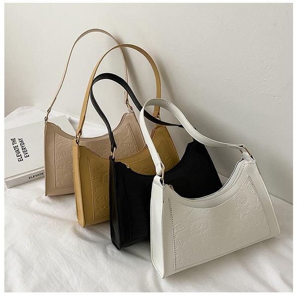 

evening bags underarm shoulder hand for women bag kawaii letter pattern women's 2021 brand crescent cute trend fashion handbags
