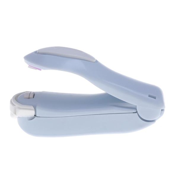 

bag clips portable mini hand-held battery operated heat without (blue)
