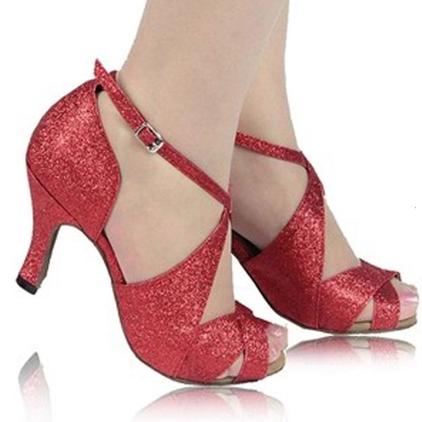 

xsg special sho for women in latin dance with square ballroom dancing shoe wear costum high-heeled