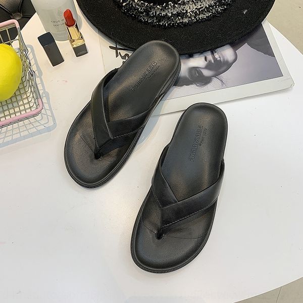 

djj fashion couple antiskid solid beach shoes color korean flip flop men's versatile lovely student sandals sandalswomen's beach s