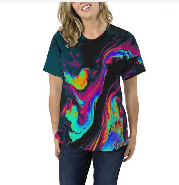 

women's t-shirt fashion t shirts women paint splatter print korean style funny, White