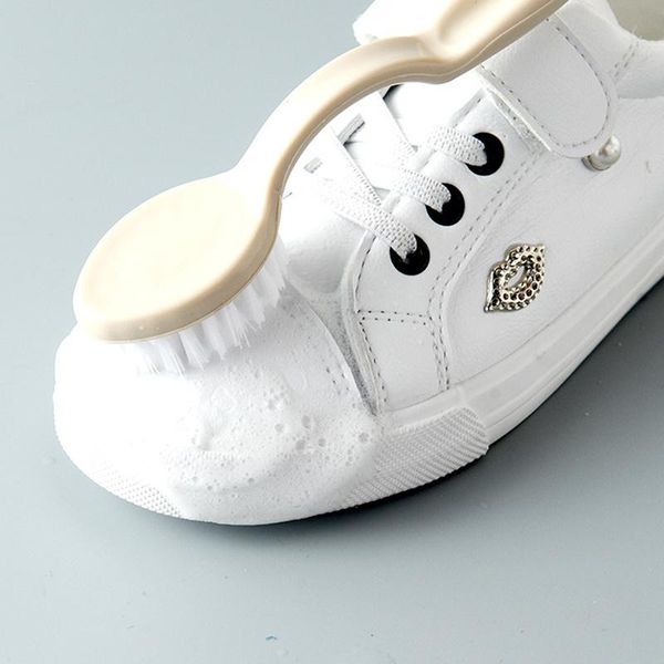 

shoes brush double headed long grip practical cleaning shoe household cleaner washing goods gadgets clothing & wardrobe storage