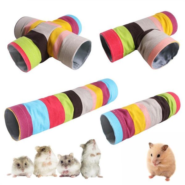 

small animal supplies animals tunnel tubes guinea pig hamster tunnels toy tube cage house 2/3/4holes pet products interesting