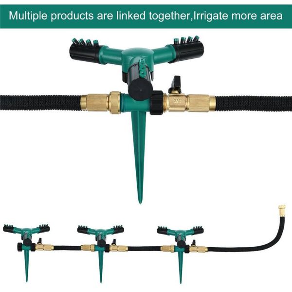 

car cleaning tools lawn sprinkler automatic 360Â° rotating garden water sprinklers irrigation