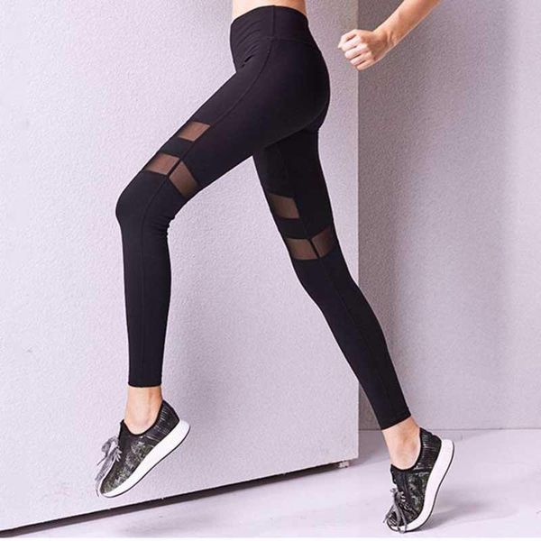 

women's leggings athletic casual patchwork long jogging fashion skinny joggers sport gym exercise printing training black warm