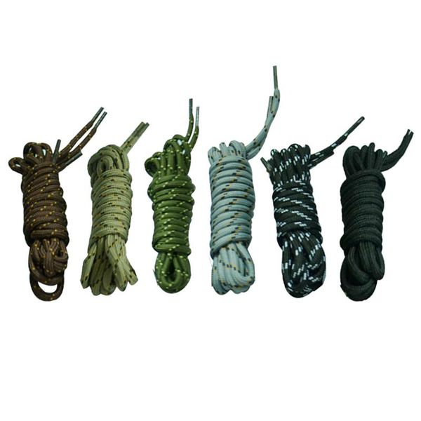 

150cm long round shoeslace mountain climbing shoestring outdoor gadgets