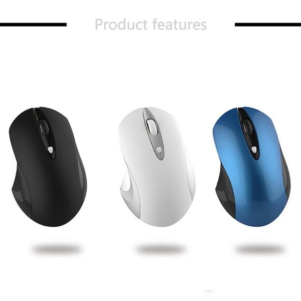 

silent wireless mouse stylish gaming max 10m distance 800/1200/1600 adjustable dpi low-noise office mice