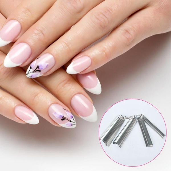 

nail art kits manicure multiple sizes reusable stainless steel cutter plate for salon