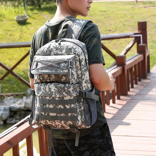 

large capacity man tactical backpacks military bags waterproof outdoor sport hiking camping bag rucksack school