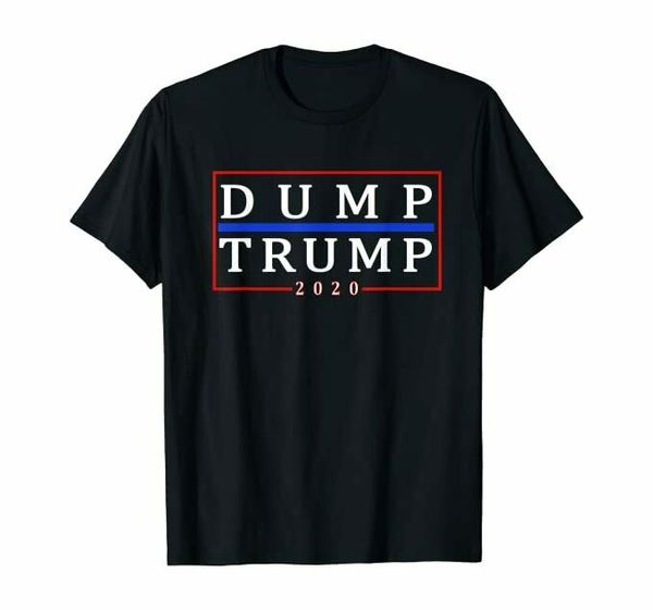 

dump donald trump anti trump election 2020 t-shirt - funny anti trump tee shirt, White;black
