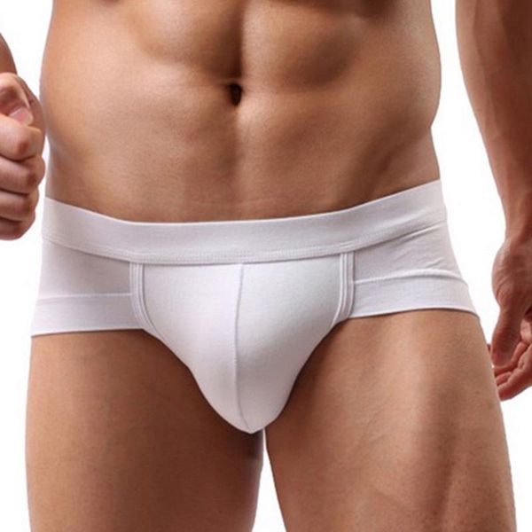 

underpants 2021 men's breathable brief men comfortable briefs underwear cotton shorts cueca man male panties, Black;white