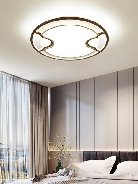 Luzes de teto Round Light Light Room Round Room Quarto Real