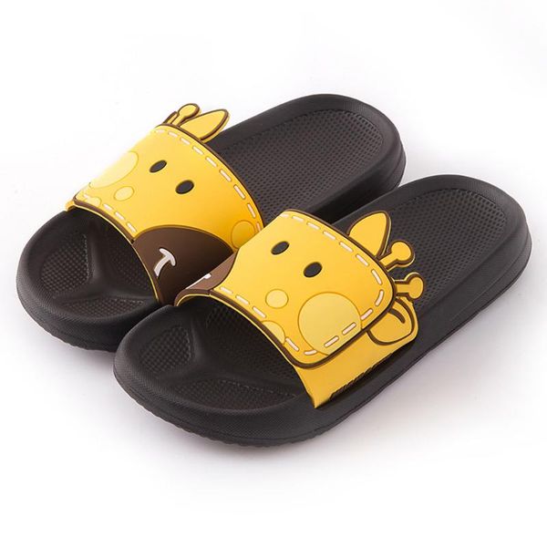 

slippers 2021 summer colorful women's breathable fashion shoes couples cute cartoon shower female house non-slip pool, Black