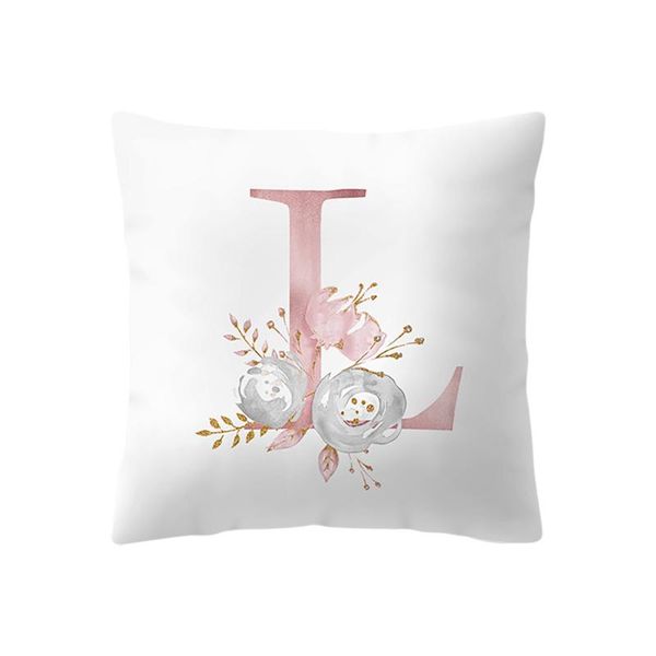 

pillow case 45x45 cases englisch alphabet cushion covers children room decoration letter decorative
