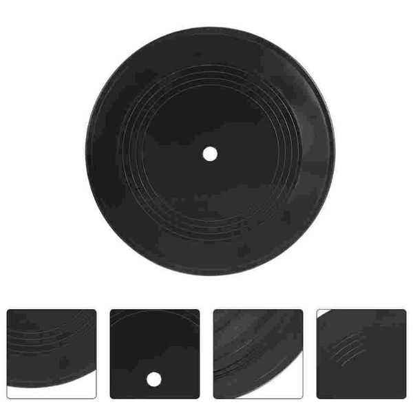 

mats & pads 5pcs wall decorative fake blank records home bedroom living room studio