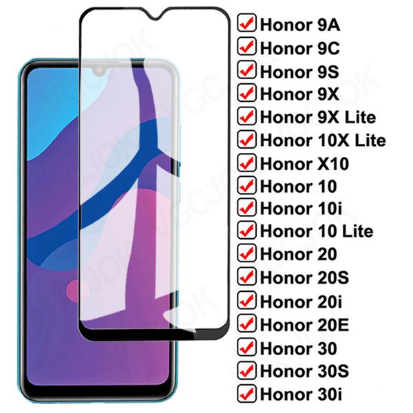 

lx brand 9d protection glass for honor 9a 9c 9s 9x 10x lite x10 pro screen protector honor 10 20 30 lite 10i 20i 30i 20s 30s safety glass