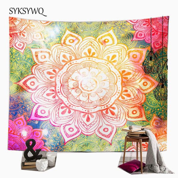 

tapestries tapestry mandala wall hanging blanket tapiz pared tela carpet yogamat