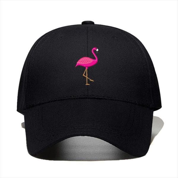 

Flamingo Embroidery Design Basebll Cap Cotton Hat Fashion Dad Spring And Autumn Golf Women Dropshipping, Blue;gray