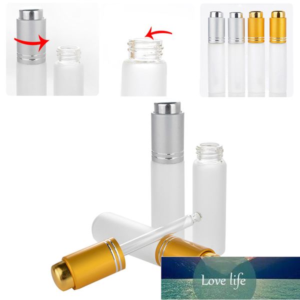 1 pc 20ml Press Bombas Garrafa De Vidro Garrafa Líquido Líquido Frigurança De Óleo Especial Amostra Recipiente Portavel Garrafas Recarregáveis ​​Vazias