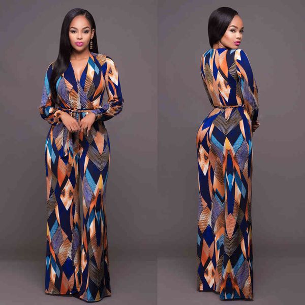 

2020 standard fashion digital printing women's strapping jumpsuit, Black;gray