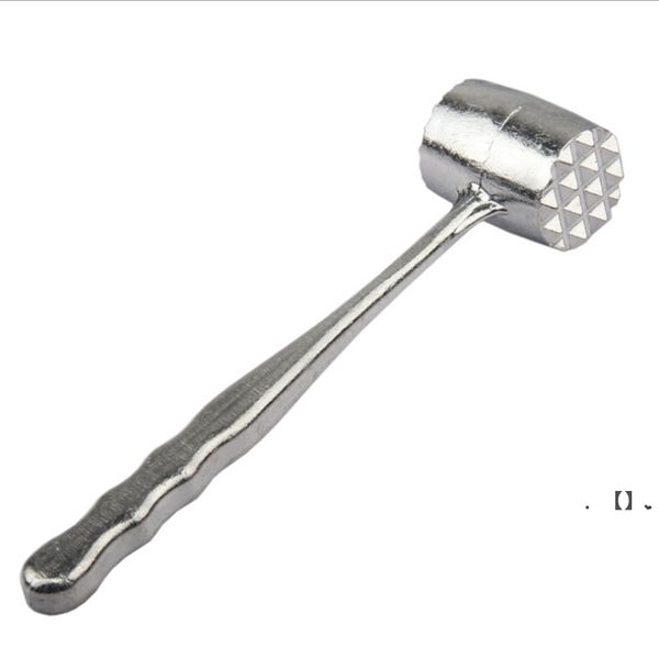 NEUDoppelseitiger Aluminium-Fleischhammer Küchenkochwerkzeugzubehör Professionelle Fleischhämmer Tenderizer Steak-Rindfleisch-Schweinefleisch-Hühnerhämmer EWE74