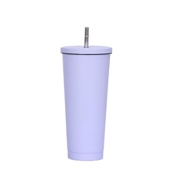 

750ml/25oz travel mug with straw stainless steel cup coffee f1cc water bottles