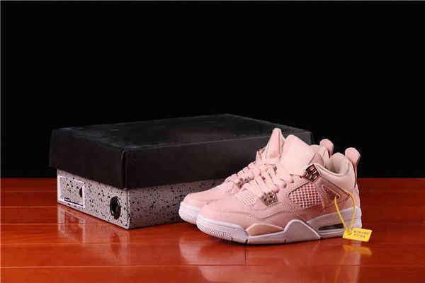 

good quality jumpman 4 4s pink blue basketball designer shoes mens womens running trainers sneakers sports size 36-40 come with box{category