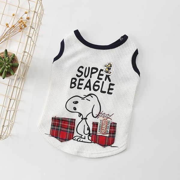 

cotton dog elastic jacquard cat clothing stripe pet summer cool vest