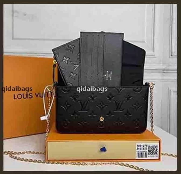 

518 gglvlouisvittonyslvutton handbag 3 piece set shoulder bags women evening bag purse tote female