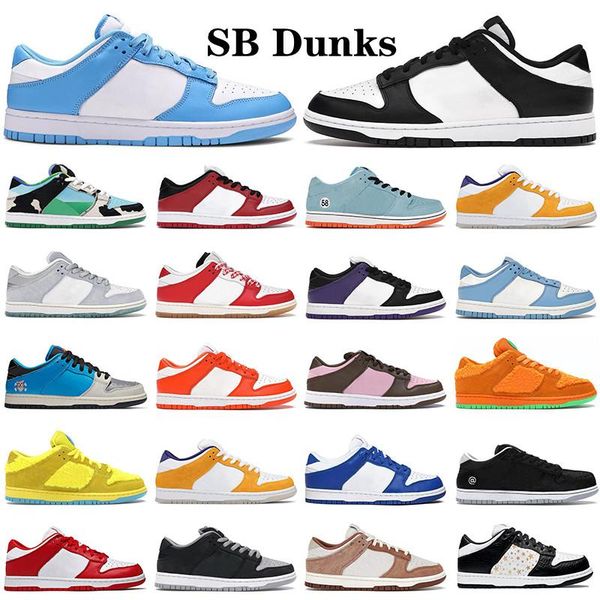 

platform dunc low sb shoes man chunky running sneakers for women kentucky university red green bear syracuse chicago valentines day stylish, Black