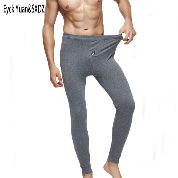 Leggings di cotone intimo caldo da uomo invernale Tight Men Long Johns Plus Size Warm Underwear Uomo intimo termico per uomo 211110