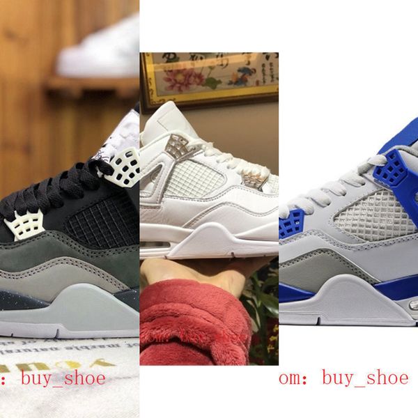

sale 4 4s basketball shoes men women new cream sail the white cement bred court purple union la guava ice rasta mushroom sports shoes d52 11