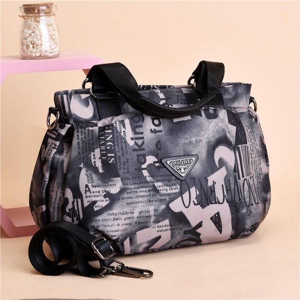 

evening bags women oxford shoulder bag large capacity retro print messenger girl travel crossbody ladies light outdoor handbags