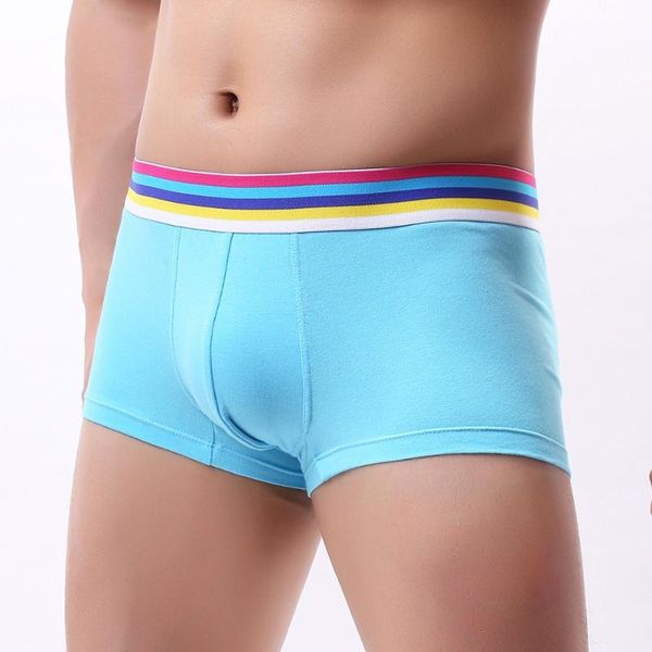 

underpants men's underwear seamless boxer pants translucent integrated forming bulge pouch male shorts bottoms a50, Black;white