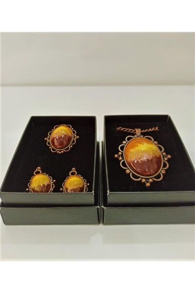

earrings & necklace women's fashion jewelry handmade china ring sets, Silver