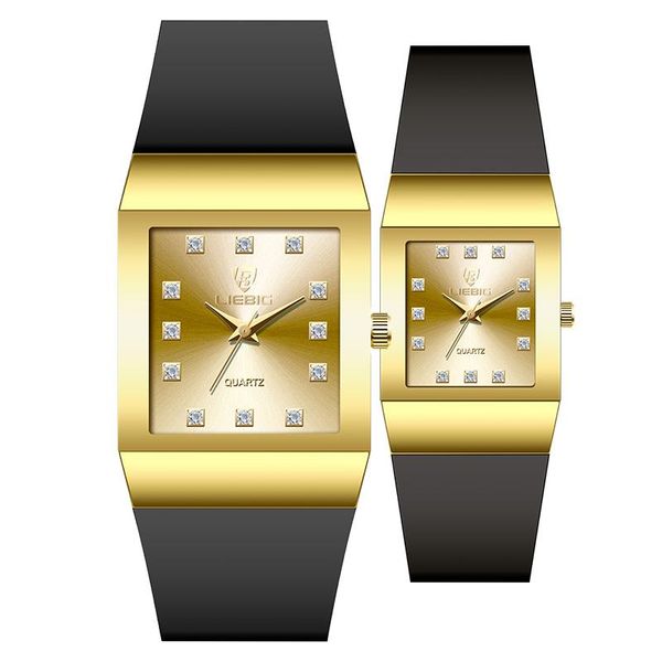 

wristwatches luxury couple quartz watch fashion men women wrist watches clock relogio masculino golden pink green black silver, Slivery;brown