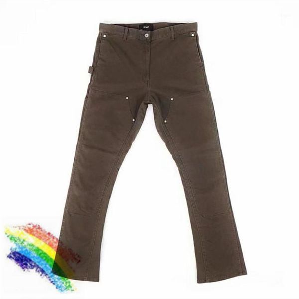 

men's pants vujade women cargo men jogger 1:1 quality slim overalls brown black zipper track vuja de joggers