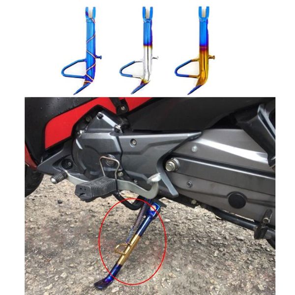 

other motorcycle parts universal cnc kickstand side stand support leg prop post blue