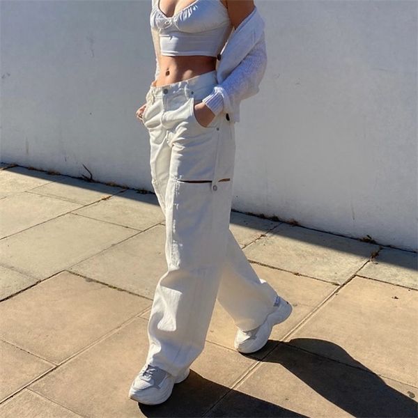 

streetwear high waist jeans for women cut-out oversize boyfriend pants women elastic loose baggy jeans womens 90s cuteandpsycho, Blue